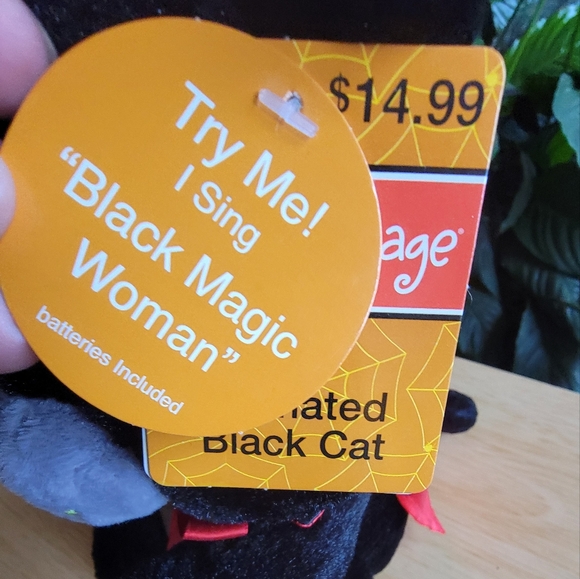 SOUND AND LIGHT Black Cat halloween 🎃.NWt😁😁🤣 - Picture 3 of 9